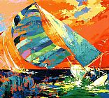 Famous Orange Paintings - Orange Sky Sailing